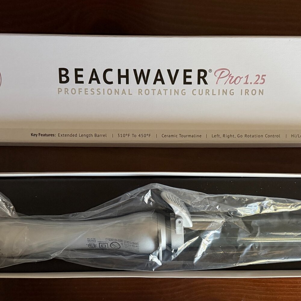 The Beachwaver Pro 1.25 Ceramic Rotating Tourmaline Curling Iron